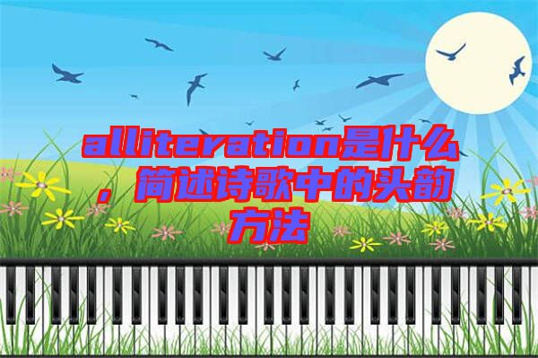 alliteration是什么，簡述詩歌中的頭韻方法