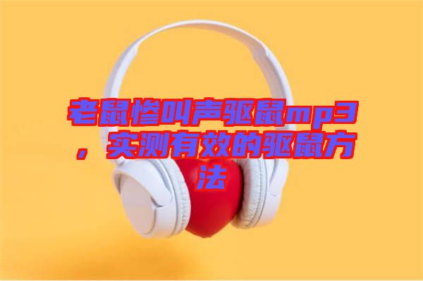 老鼠慘叫聲驅(qū)鼠mp3，實(shí)測(cè)有效的驅(qū)鼠方法