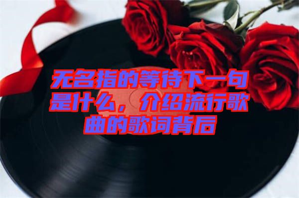 無名指的等待下一句是什么，介紹流行歌曲的歌詞背后