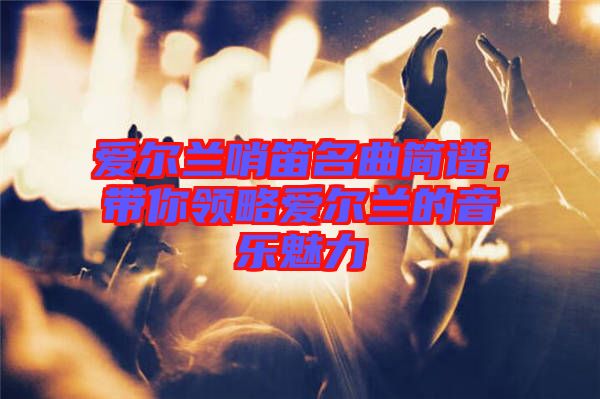 愛爾蘭哨笛名曲簡譜，帶你領(lǐng)略愛爾蘭的音樂魅力