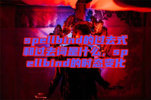 spellbind的過去式和過去詞是什么，spellbind的時態(tài)變化