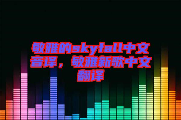 敏雅的skyfall中文音譯，敏雅新歌中文翻譯