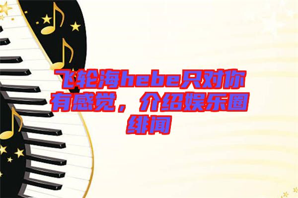 飛輪海hebe只對(duì)你有感覺，介紹娛樂圈緋聞