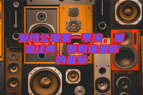 愛情公寓第一季演，重溫經(jīng)典，看看誰是你的最愛