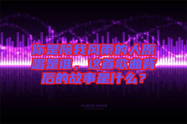 你是陪我風(fēng)雨的人原唱是誰，這首歌曲背后的故事是什么？