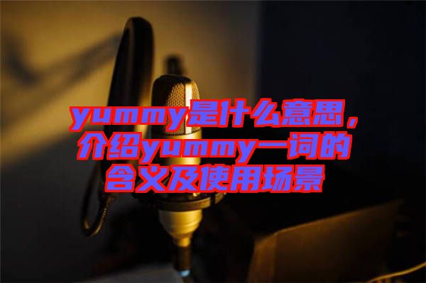 yummy是什么意思，介紹yummy一詞的含義及使用場景