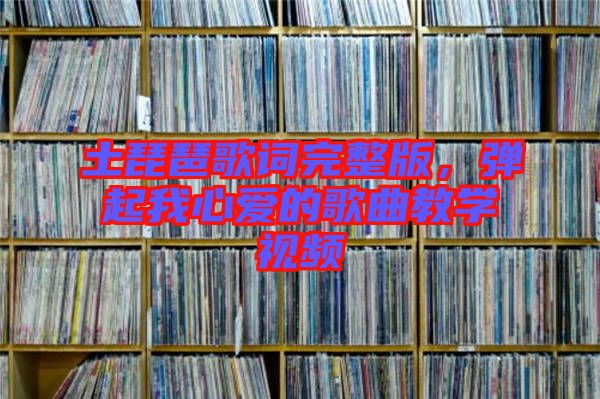 土琵琶歌詞完整版，彈起我心愛(ài)的歌曲教學(xué)視頻