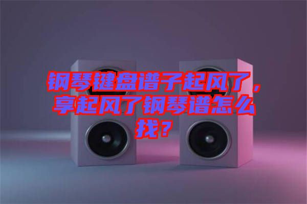 鋼琴鍵盤譜子起風(fēng)了，享起風(fēng)了鋼琴譜怎么找？