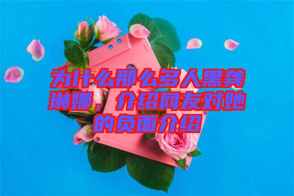 為什么那么多人黑龔琳娜，介紹網(wǎng)友對她的負(fù)面介紹